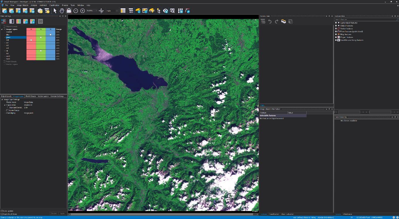 eCognition interface