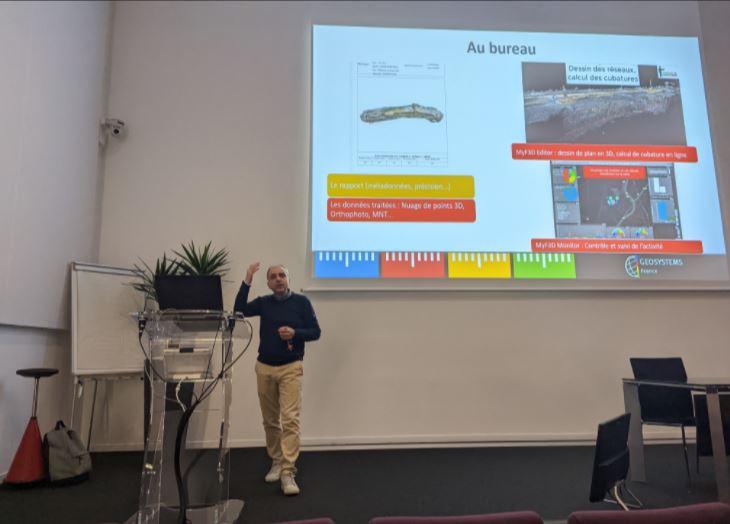 Sébastien Manson à la Convention des Géomètres