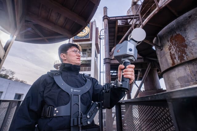 Scanner Trion S2 sur exosquelette