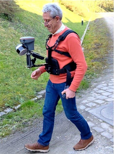 Utilisation du scanner RS10 avec plastron de portage