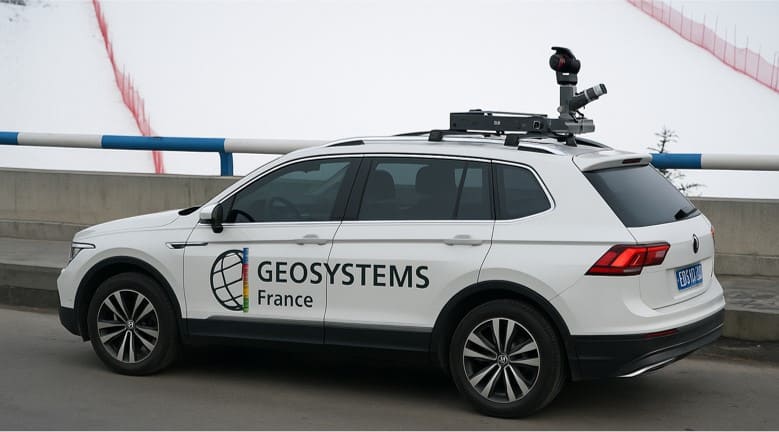 AU 20 Moble Mapping System sur véhicule GEOSYSTEMS France