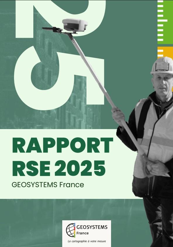 Page de garde rapport RSE GEOSYSTEMS France 2025