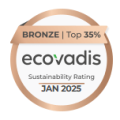 Badge Ecovadis Bronze Janvier 2025
