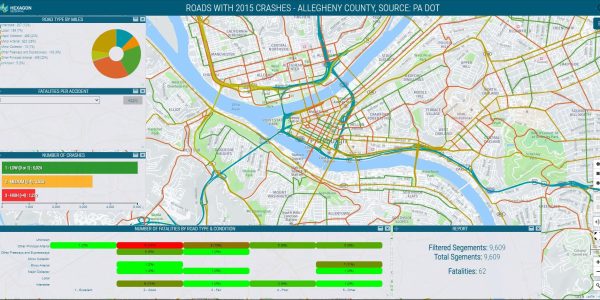 Carte accidents de la route